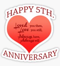 fifth wedding gifts merchandise