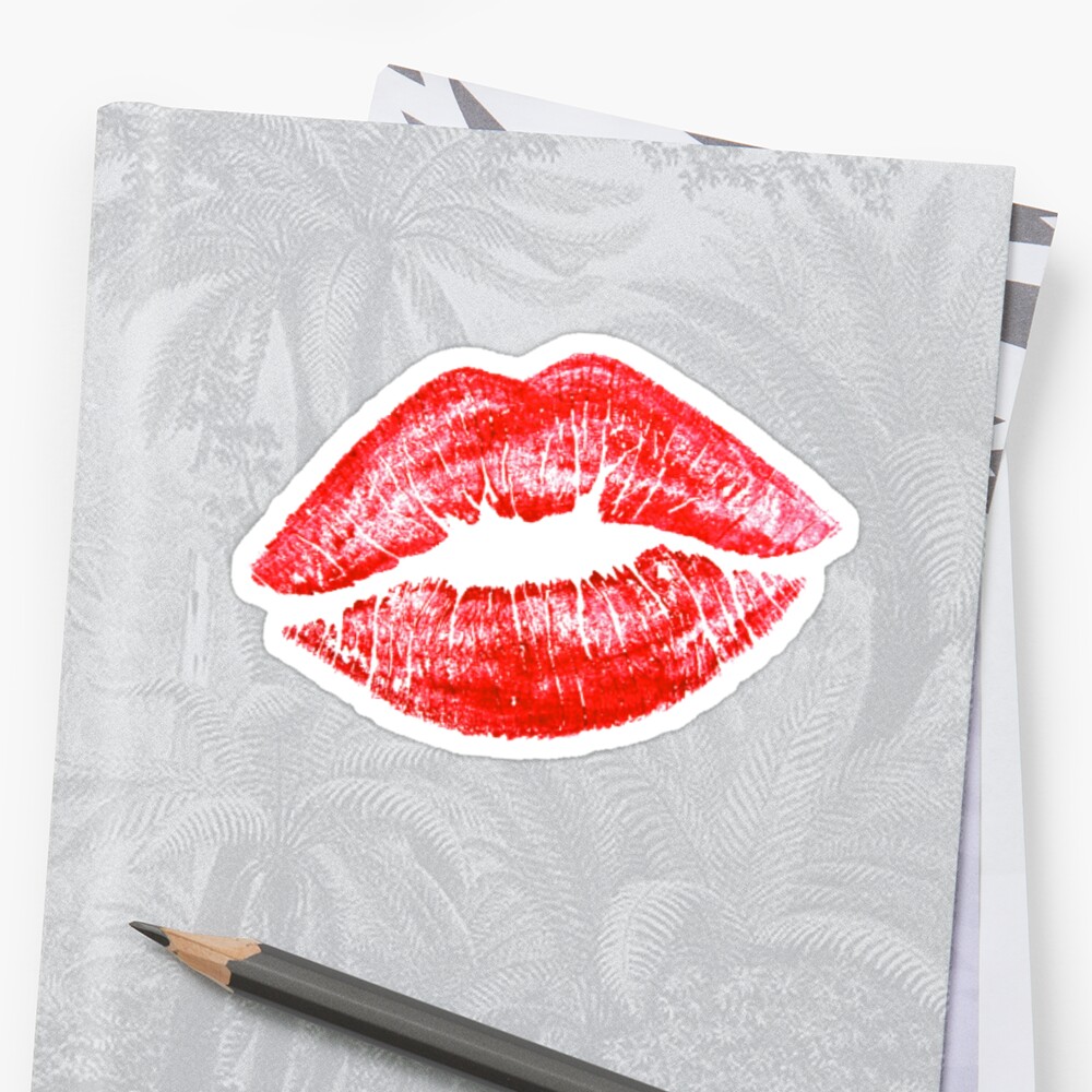 Kiss Stickers By Rosiestelling Redbubble 