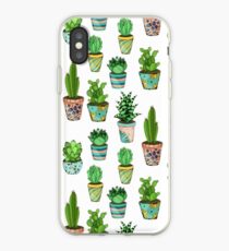 Green cactus iPhone Case