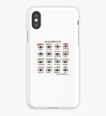 Funny Eyebrow Parody iPhone Case/Skin