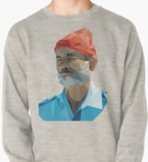 The Life Aquatic with Steve Zissou geometric low poly portrait - Bill Murray Pullover