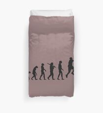 basketball evolution Duvet Cover