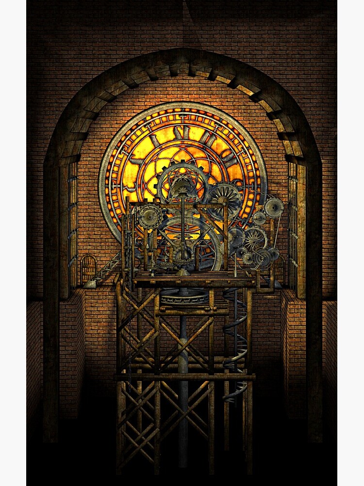 Inner Workings (Vintage Steampunk Clock) by SC001