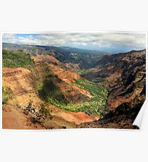 Waimea Canyon From The West Poster