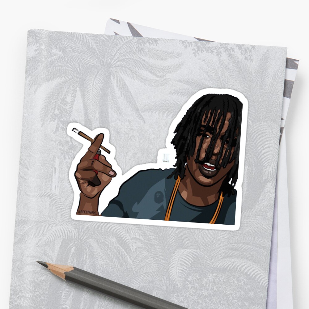 "CHIEF KEEF - CARTOON STYLE" Sticker by budinoski | Redbubble