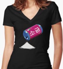 D.va´s Salt Women's Fitted V-Neck T-Shirt