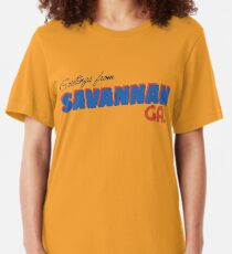 Greetings from Savannah Slim Fit T-Shirt