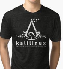 Kali Linux Operating System Hacking and Security Tri-blend T-Shirt