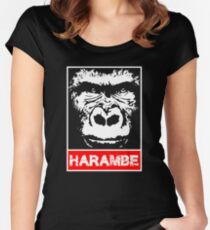 Remember Harambe Women's Fitted Scoop T-Shirt