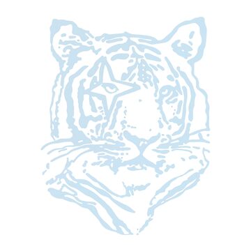 Artwork thumbnail, blue tiger by lizziesumner