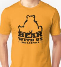 Bear With Us Helsinki, Sitting heavy bear Slim Fit T-Shirt