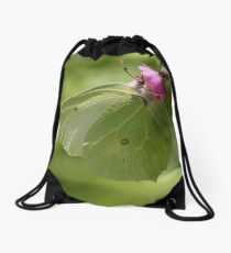 Brimstone Butterfly Drawstring Bag
