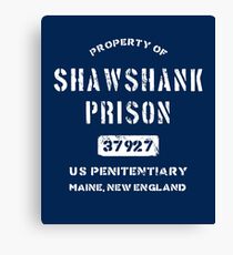 Property of Shawshank Prison T-Shirt Canvas Print
