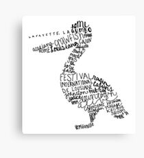 Lafayette Pelican Canvas Print