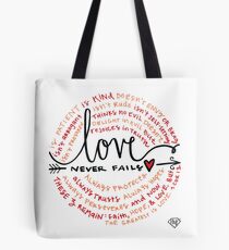 Bolsa de tela El amor nunca falla