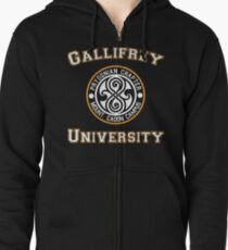 Gallifrey University Zipped Hoodie