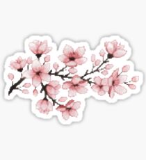 Pixel Flowers Sticker
