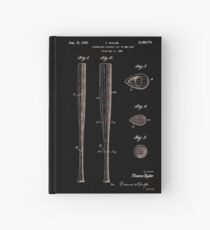 Baseball Bat Patent 1939 Hardcover Journal