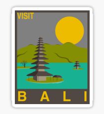 Visit Bali - Dark Sticker