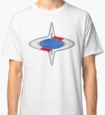Marcos Car Badge, Colour fill, Black Outline Classic T-Shirt