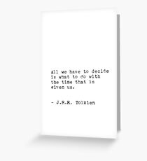 Quote Me on It: Time Well Spent Greeting Card