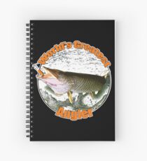 World's greatest angler Spiral Notebook