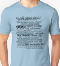 I am your host, your Ghost Host...(Black) Unisex T-Shirt
