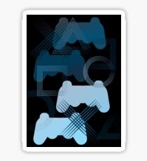 PS3 Gaming blue Sticker