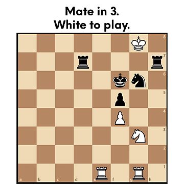 White to mate in 3 : r/ChessPuzzles