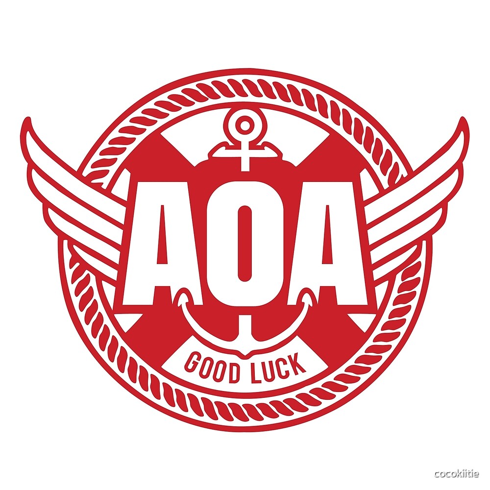   AOA Good Luck Logo  Red Version  par cocokiitie 