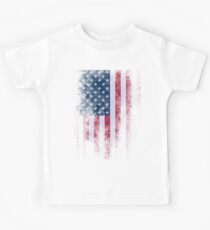 USA America Flag Kids Tee