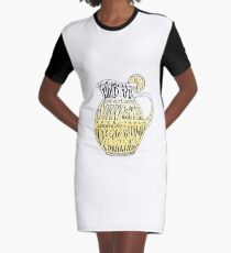 Lemonade Pitcher Graphic T-Shirt Dress