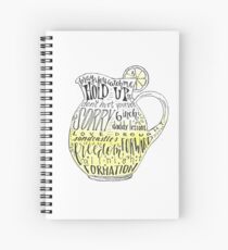 Lemonade Pitcher Spiral Notebook