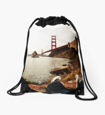 Chucks and the Landmark Drawstring Bag