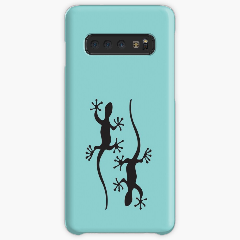 Two black geckos Case & Skin for Samsung Galaxy