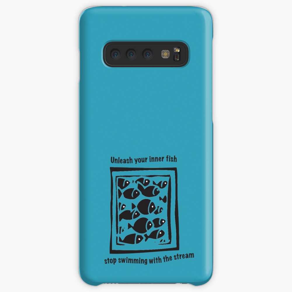Swimming against the stream Tee Case & Skin for Samsung Galaxy
