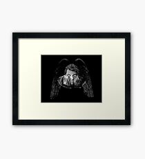 Weeping Angel Castiel Framed Print