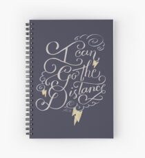 Go The Distance Spiral Notebook