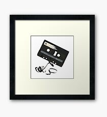 AUDIO cassette Framed Print