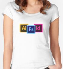 Adobe Workshop Women's Fitted Scoop T-Shirt