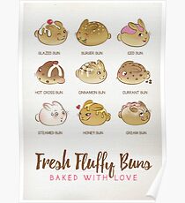 Fresh Fluffy Buns Poster