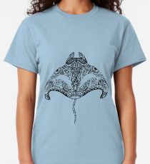 Tribal Manta Ray Classic T-Shirt