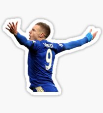 Jamie Vardy Celebrating Sticker