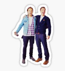 Chris Evans and Sebastian Stan Sticker