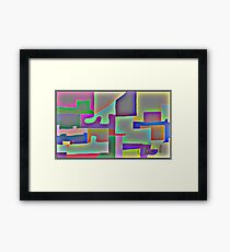 Blocks of Blocks Framed Print