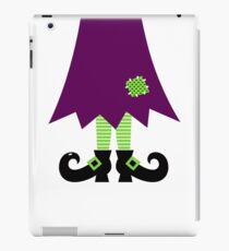 Vector - Stylized retro Witch legs iPad Case/Skin