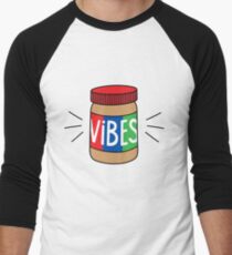 Peanut Butter Vibes Men's Baseball ¾ T-Shirt