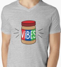 Peanut Butter Vibes Men's V-Neck T-Shirt