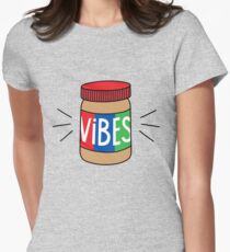 Peanut Butter Vibes Women's Fitted T-Shirt