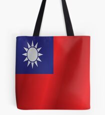 Taiwan flag Tote Bag
